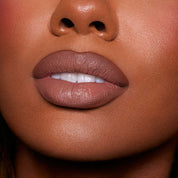 Lunar Beauty Sailor Liquid Lipstick in neutral brown dark skin