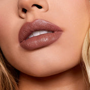 Lunar Beauty Sailor Liquid Lipstick in neutral brown fair light skin