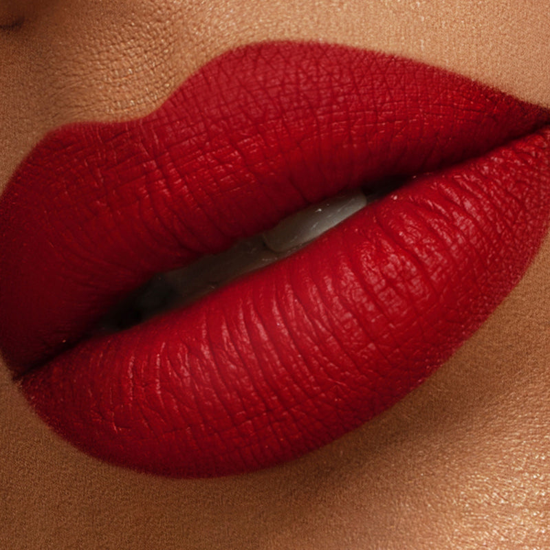 Lunar Beauty Aphrodite Liquid Lipstick Red medium skin