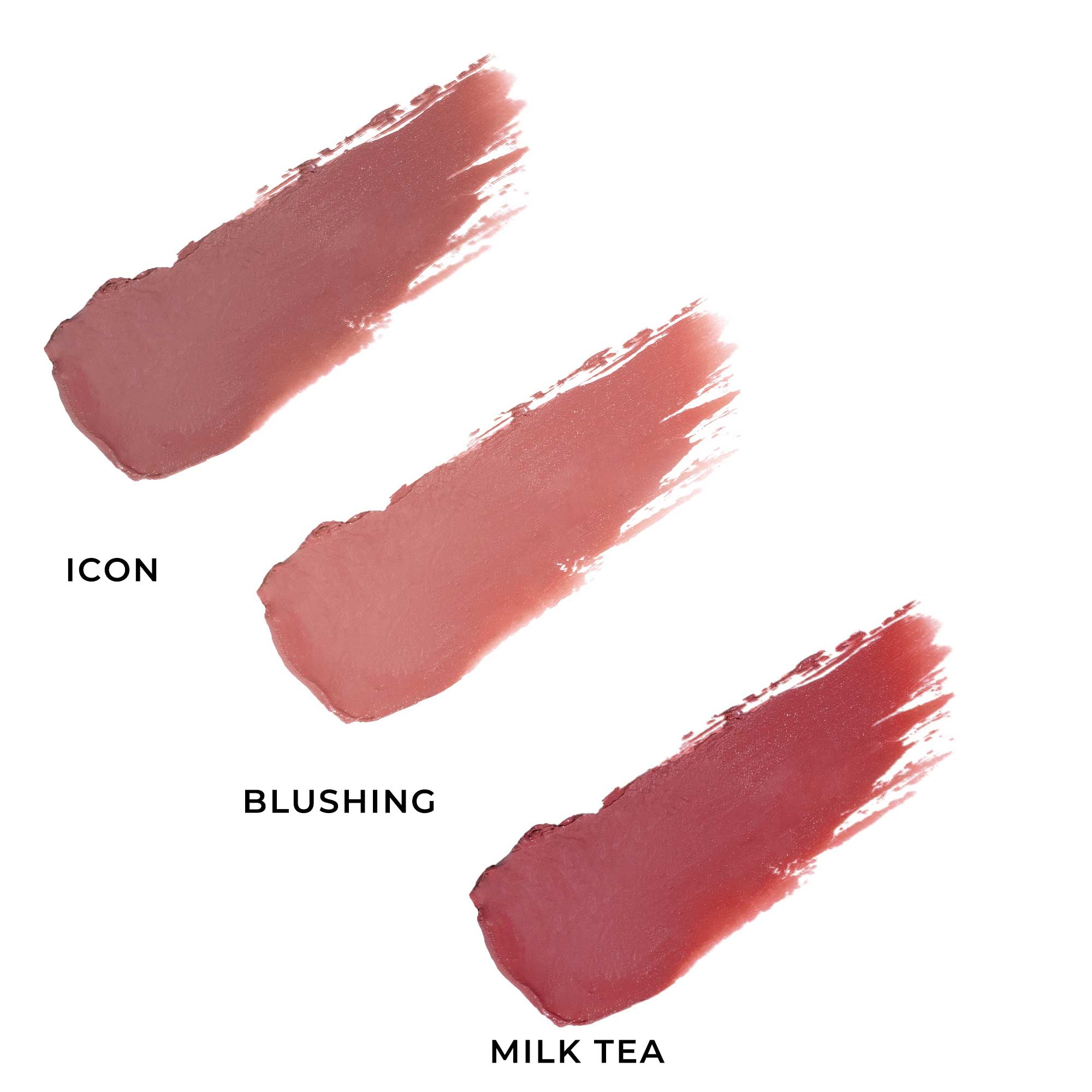Lipstick Trio — featuring Blushing, Milk Tea & Icon
