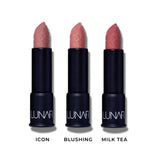 Lipstick Trio — featuring Blushing, Milk Tea & Icon